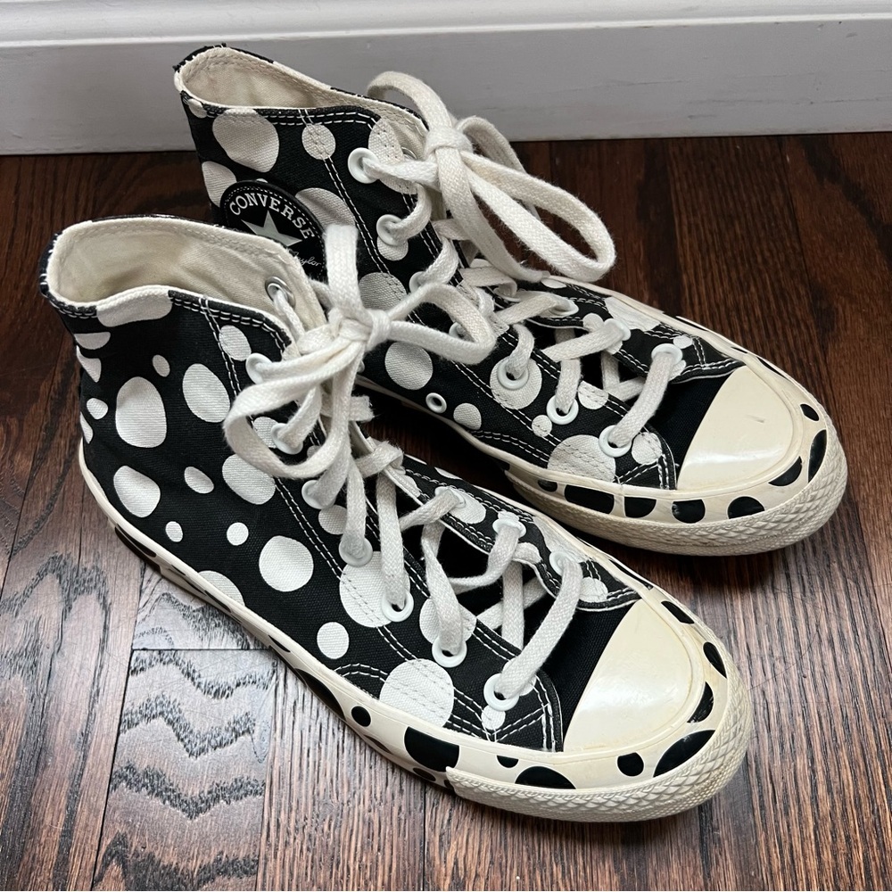 Converse Women’s Chuck 70 High Top Shoes Polka Dots Size 7.5 Lace Up A01182C, - Picture 3 of 16